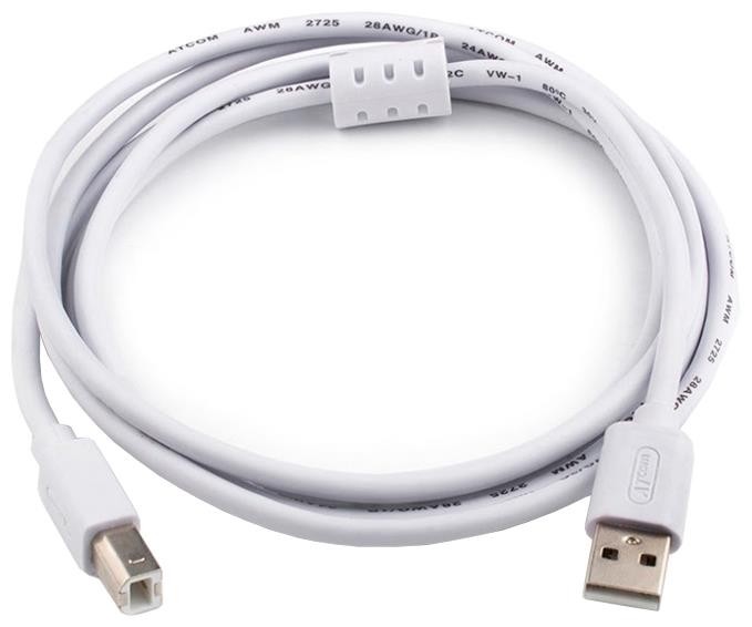 Кабель USB 2.0 (A-B) 3.0 м Atcom (AT8099)